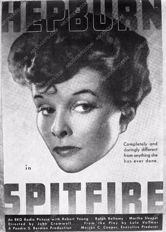 Katharine Hepburn ad film Spitfire 8b5-080
