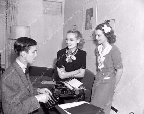 candid Jimmy Stewart Carole Lombard answer fan mail 8b5-268