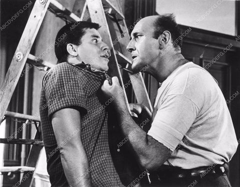Jerry Lewis and cast film The Delicate Delinquent 8b6-172