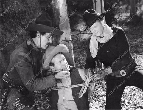 Tim McCoy and cast film Arizona Gang Busters 8b6-223