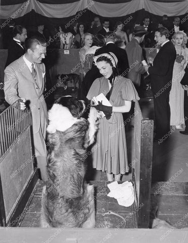 Dennis O'Keefe Maureen O'Sullivan & St Bernard Buck Hold That Kiss 8b6-308