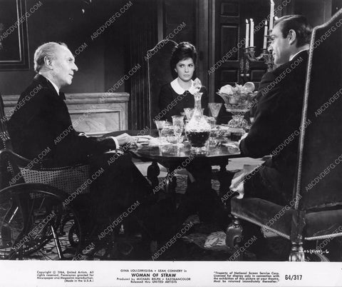 Sean Connery Gina Lollobrigida Ralph Richardson film Woman of Straw 8b6-314