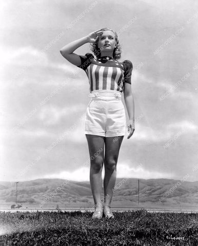 Priscilla Lane cute in patriotic outfit 8b6-442