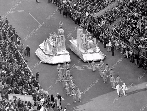 1936 historic San Francisco Bridge Fete Parade Oakland Bay Bridge 8b6-823
