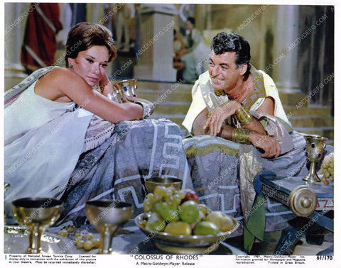 Rory Calhoun Lea Massari film Colossus of Rhodes 8b6-900