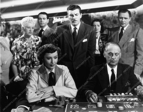 Barbara Stanwyck Robert Preston gambling in The Lady Gambles 9002-19