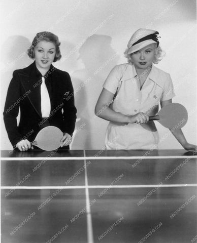 Toby Wing Arlene Judge playing a little ping pong 9021-08