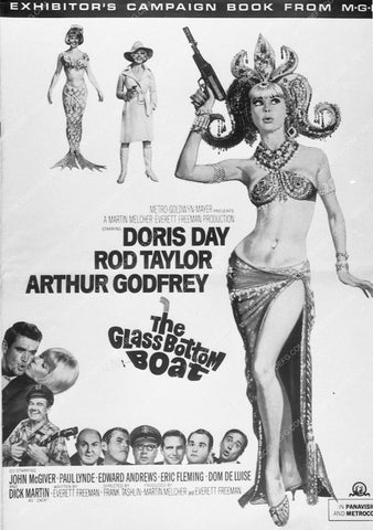 ad slick Doris Day Rod Taylor The Glass Bottom Boat 9104-26