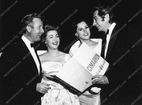 Arthur O'Connell Royal Dano and dates at Cimarron film premiere 9208-01