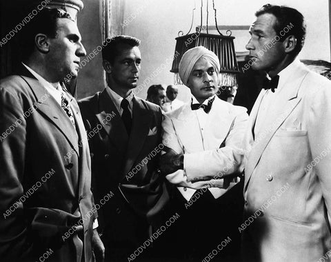 William Bendix Alan Ladd Paul Singh Lowell Gilmore film Calcutta 9264-27