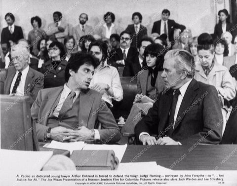Al Pacino John Forsythe And Justice For All 9412-33
