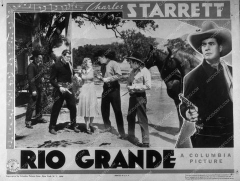 Charles Starrett western film Rio Grande 9741-23