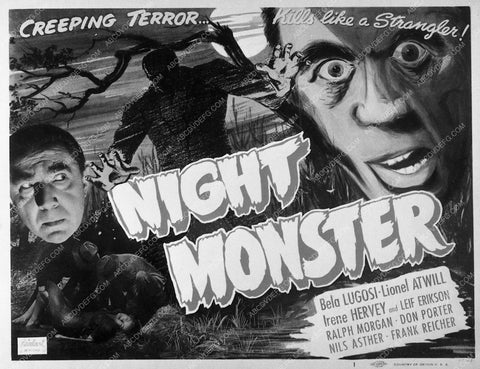 ad slick Bela Lagosi Night Monster 9900-22