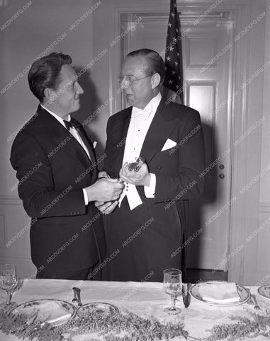 1939 Oscars Spencer Tracy at Academy Awards aa1939-10</br>Los Angeles Newspaper press pit reprints from original 4x5 negatives for Academy Awards.