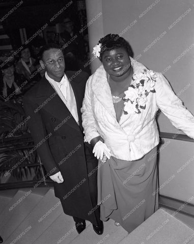 1939 Oscars Hattie McDaniel and husband ? Arriving Academt Awards aa1939-14</br>Los Angeles Newspaper press pit reprints from original 4x5 negatives for Academy Awards.