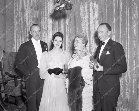1940 Oscars Jane Darwell Walter Brennan and ? Aa1940-03</br>Los Angeles Newspaper press pit reprints from original 4x5 negatives for Academy Awards.