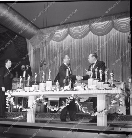 1940 Oscars Darryl F. Zanuck on stage Academy Awards aa1940-04</br>Los Angeles Newspaper press pit reprints from original 4x5 negatives for Academy Awards.