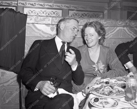 1942 Oscars Ethel Barrymore enjoying dinner at Academy Awards aa1942-08