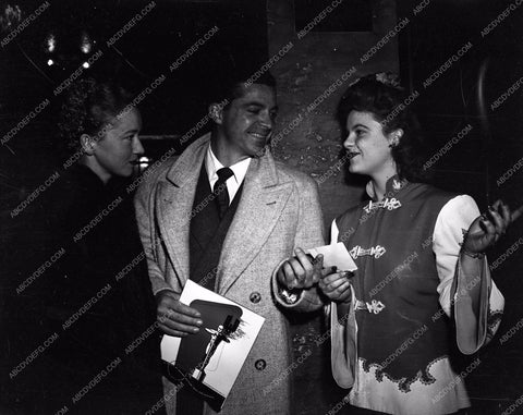 1943 Oscars Dana Andrews at Chinese Theatre Academy Awards aa1943-01</br>Los Angeles Newspaper press pit reprints from original 4x5 negatives for Academy Awards.