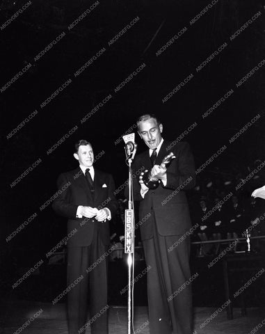 1943 Oscars George Murphy Paul Lukas Academy Awards aa1943-05</br>Los Angeles Newspaper press pit reprints from original 4x5 negatives for Academy Awards.