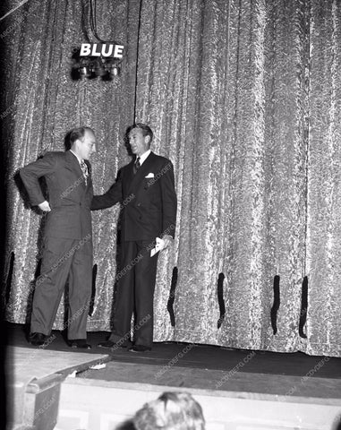 1944 Oscars Bing Crosby Gary Cooper on stage Academy Awards aa1944-04</br>Los Angeles Newspaper press pit reprints from original 4x5 negatives for Academy Awards.