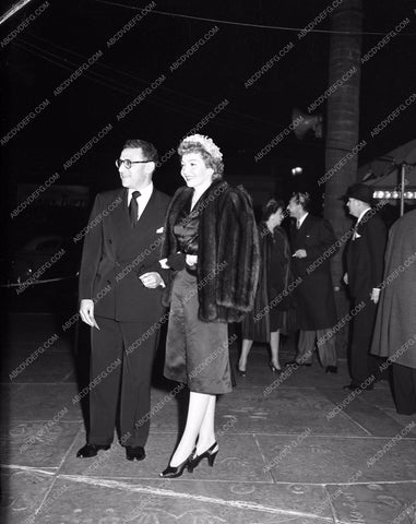 1945 Oscars Claudette Colbert Rouben Mamoulian Academy Awards aa1945-09</br>Los Angeles Newspaper press pit reprints from original 4x5 negatives for Academy Awards.