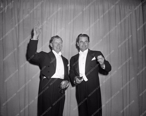 1948 Oscars George Murphy Glenn Ford Academy Awards aa1948-21</br>Los Angeles Newspaper press pit reprints from original 4x5 negatives for Academy Awards.