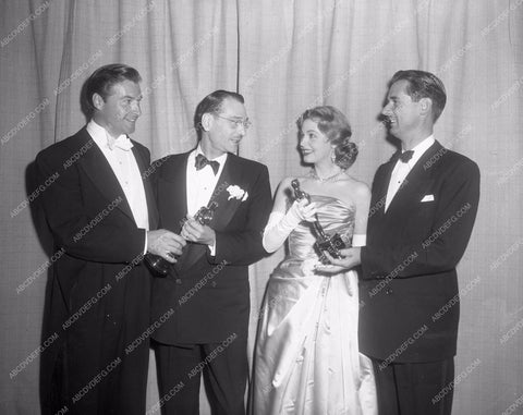 1949 Oscars Arlene Dahl Lex Barker backstage Academy Awards aa1949-03</br>Los Angeles Newspaper press pit reprints from original 4x5 negatives for Academy Awards.