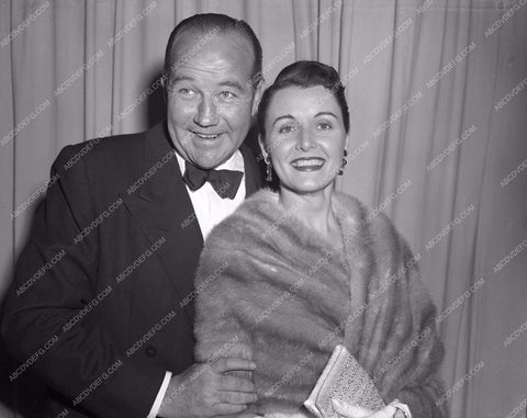 1949 Oscars Broderick Crawford and I don't know Academy Awards aa1949-102</br>Los Angeles Newspaper press pit reprints from original 4x5 negatives for Academy Awards.