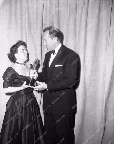 1950 Oscars Mercedes McCambridge George Sanders Academy Awards aa1949-27</br>Los Angeles Newspaper press pit reprints from original 4x5 negatives for Academy Awards.