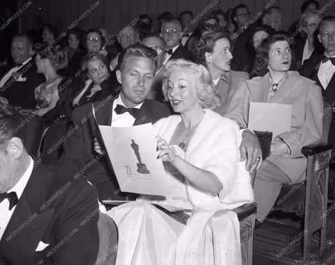 1949 Oscars Robert Stack and date view program Academy Awards aa1949-41</br>Los Angeles Newspaper press pit reprints from original 4x5 negatives for Academy Awards.