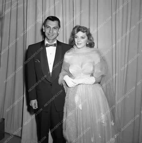 1949 Oscars Jack Webb Julie London at Academy Awards aa1949-70</br>Los Angeles Newspaper press pit reprints from original 4x5 negatives for Academy Awards.