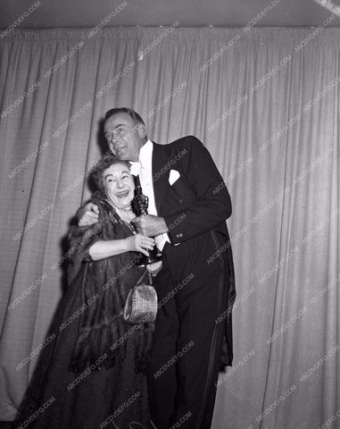 1950 Oscars josephine Hull Dean Jagger Academy Awards aa1950-02</br>Los Angeles Newspaper press pit reprints from original 4x5 negatives for Academy Awards.