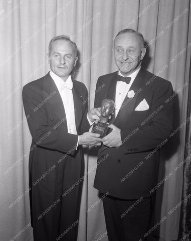 1951 Oscars Darryl F. Zanuck Arthur Freed Thalberg Academy Award aa1951-09</br>Los Angeles Newspaper press pit reprints from original 4x5 negatives for Academy Awards.