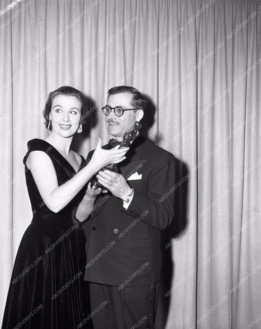 1951 Oscars Rita Gam Academy Awards aa1951-15</br>Los Angeles Newspaper press pit reprints from original 4x5 negatives for Academy Awards.