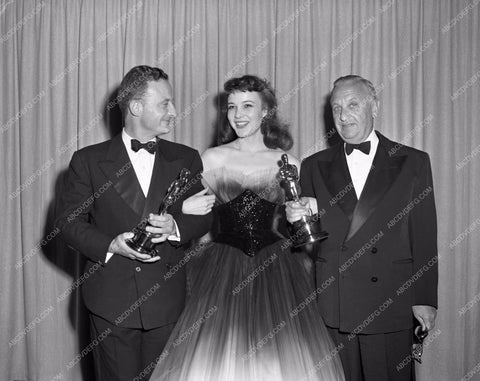 1951 Oscars Janice Rule and documentary Academy Awards aa1951-37</br>Los Angeles Newspaper press pit reprints from original 4x5 negatives for Academy Awards.