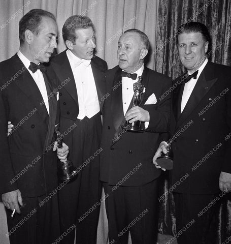 1951 Oscars Humphrey Bogart Danny Kaye George Stevens aa1951-51</br>Los Angeles Newspaper press pit reprints from original 4x5 negatives for Academy Awards.