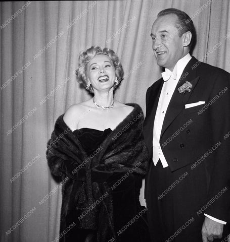 1951 Oscars George Sanders Zsa Zsa Gabor Academy Awards aa1951-59</br>Los Angeles Newspaper press pit reprints from original 4x5 negatives for Academy Awards.