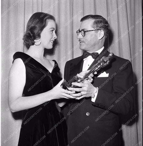 1951 Oscars Rita Gam Academy Awards aa1951-65</br>Los Angeles Newspaper press pit reprints from original 4x5 negatives for Academy Awards.