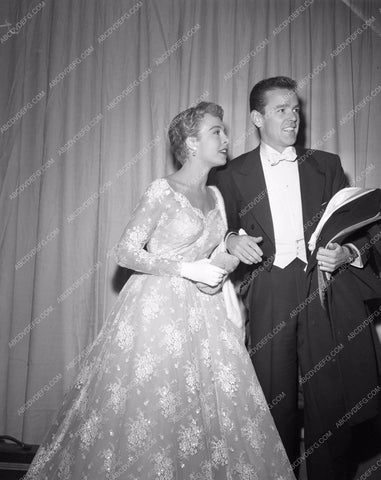 1953 Oscars Marge & Gower Champion Academy Awards aa1953-23</br>Los Angeles Newspaper press pit reprints from original 4x5 negatives for Academy Awards.