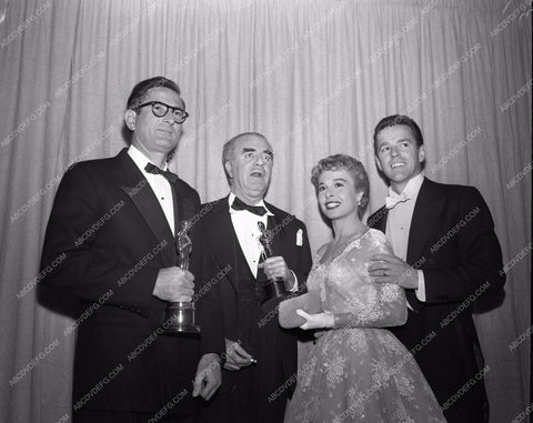 1954 Oscars Marge & Gower Champion Academy Awards aa1954-28</br>Los Angeles Newspaper press pit reprints from original 4x5 negatives for Academy Awards.