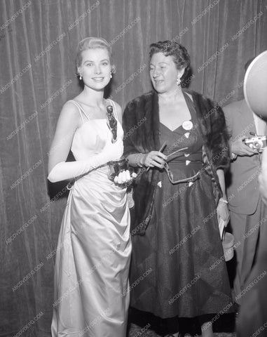 1954 Oscars Grace Kelly and who Academy Awards aa1954-44</br>Los Angeles Newspaper press pit reprints from original 4x5 negatives for Academy Awards.
