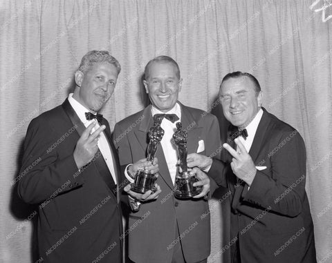 1955 Oscars Maurice Chevalier Academy Awards aa1955-06</br>Los Angeles Newspaper press pit reprints from original 4x5 negatives for Academy Awards.