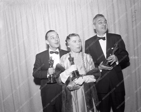 1955 Oscars please help me out Academy Awards aa1955-19</br>Los Angeles Newspaper press pit reprints from original 4x5 negatives for Academy Awards.