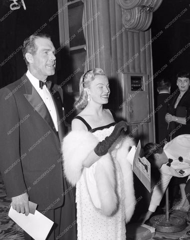 1955 Oscars Fred MacMurray June Haver Academy Awards aa1955-30</br>Los Angeles Newspaper press pit reprints from original 4x5 negatives for Academy Awards.