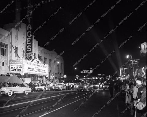 1954 Oscars historic Los Angeles Pantages Theatre Academy Awards aa1955-48</br>Los Angeles Newspaper press pit reprints from original 4x5 negatives for Academy Awards.