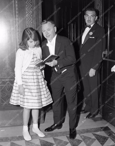 1957 Oscars Mickey Rooney signing autograph Academy Awards aa1956-53</br>Los Angeles Newspaper press pit reprints from original 4x5 negatives for Academy Awards.