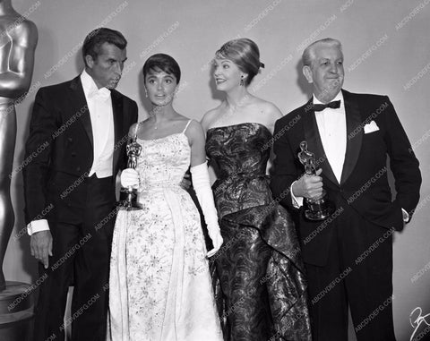 1959 Oscars Fernando Lamas Arlene Dahl and others Academy Awards aa1959-68</br>Los Angeles Newspaper press pit reprints from original 4x5 negatives for Academy Awards.