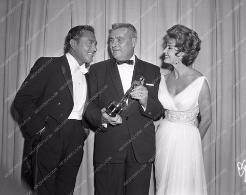 1960 Oscars Tony Martin Cyd Charisse Academy Awards aa1960-60</br>Los Angeles Newspaper press pit reprints from original 4x5 negatives for Academy Awards.