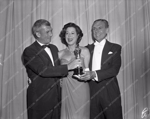 1960 Oscars Kitty Carlisle Richard Brooks Academy Awards aa1960-98</br>Los Angeles Newspaper press pit reprints from original 4x5 negatives for Academy Awards.
